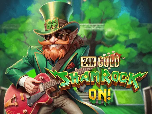 24k Gold ShamRock On! Logo