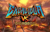 Excalibur Vs GigaBlox Logo