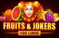 Fruits & Jokers: 100 Lines Logo