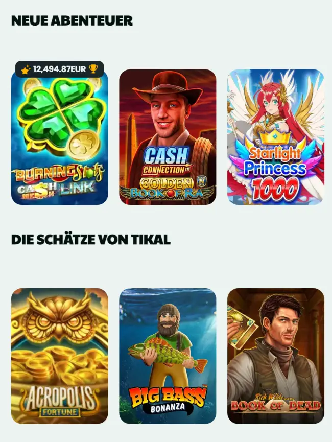 Tikal Casino Test