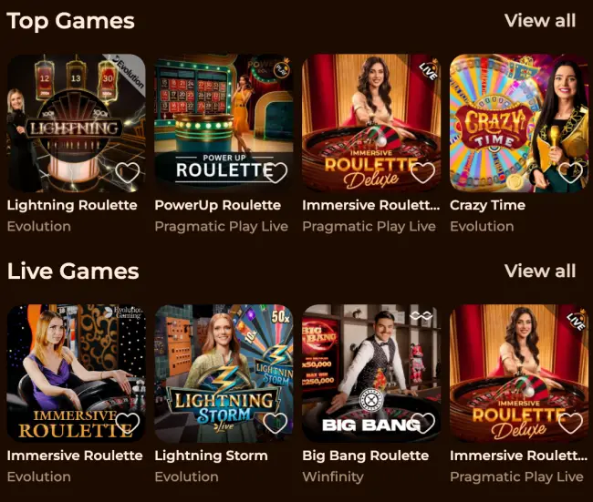 RodeoSlot Casino Live Casino