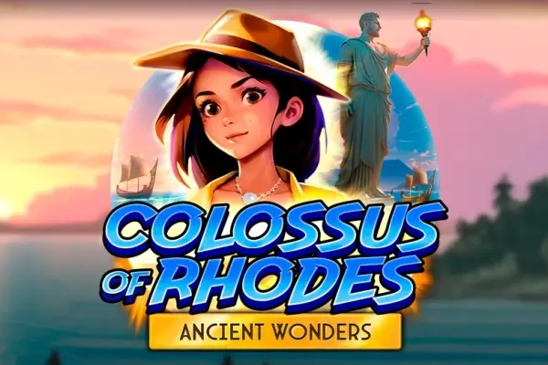 Colossus of Rhodes Ancient Wonders Logo