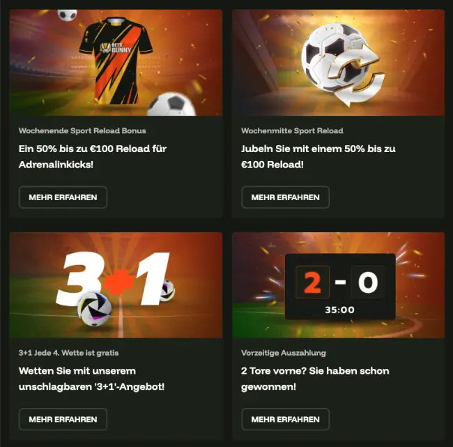 Bets Bunny Sportwetten Test