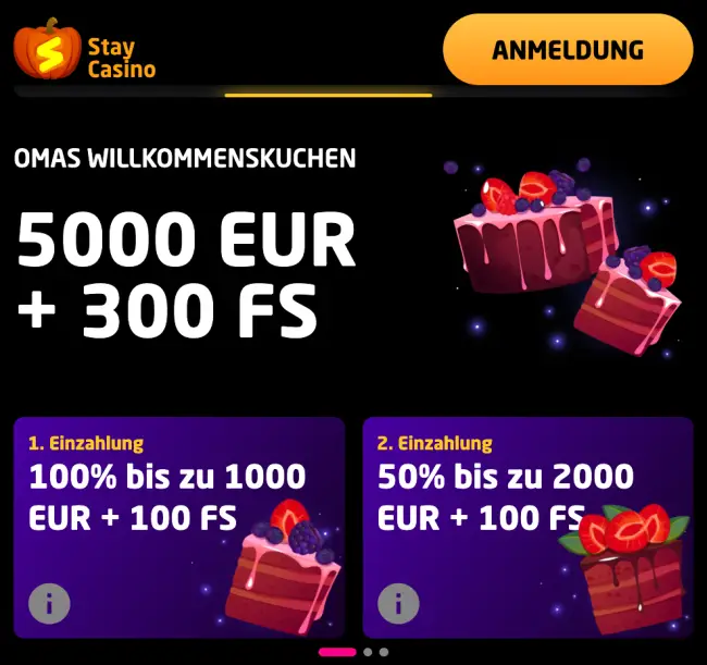 Stay Casino Bonus