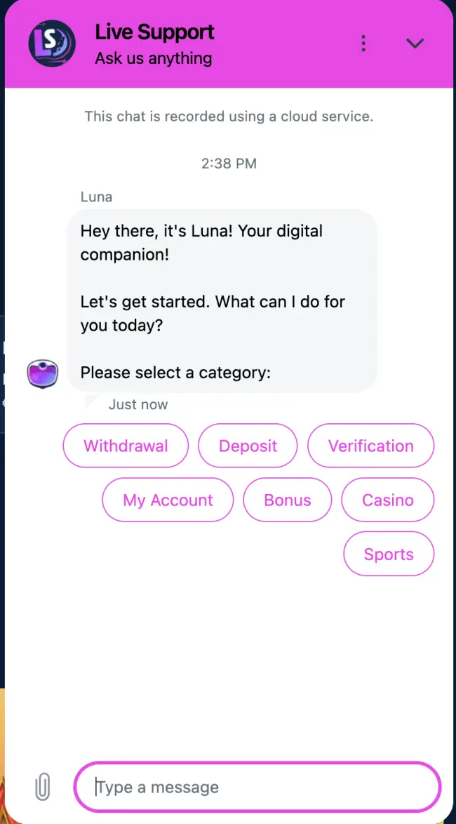 Lunar Spins Casino