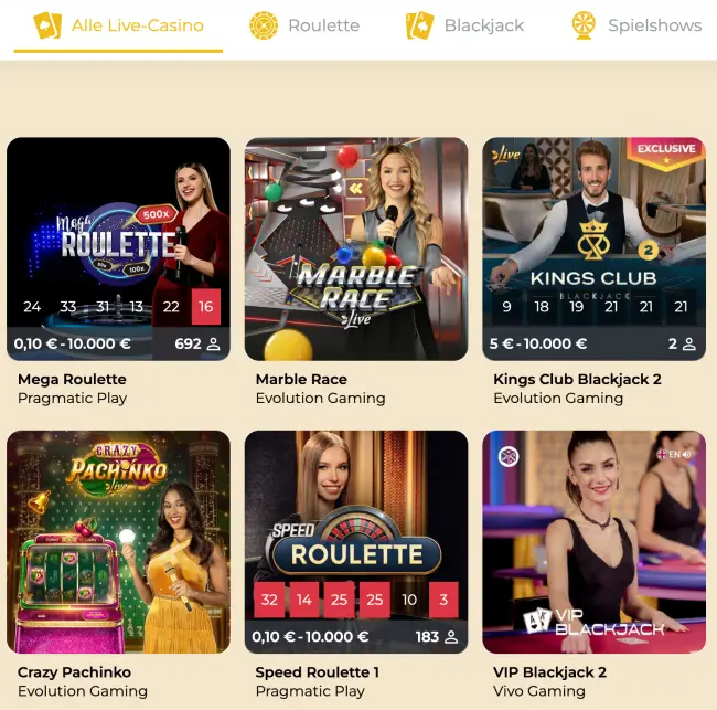 Winmega Casino Test