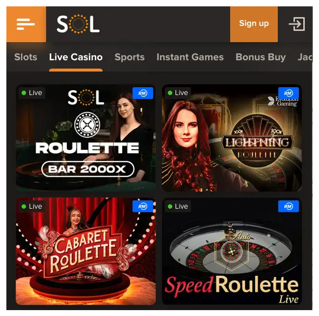 Sol Casino Review