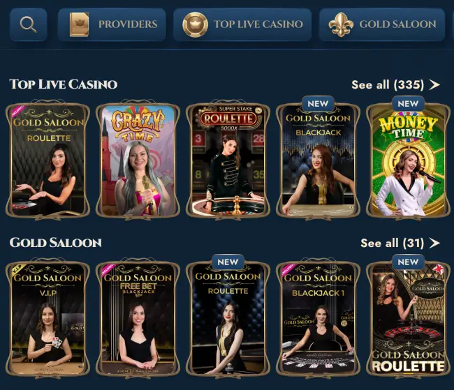 Richroyal Casino Live Casino