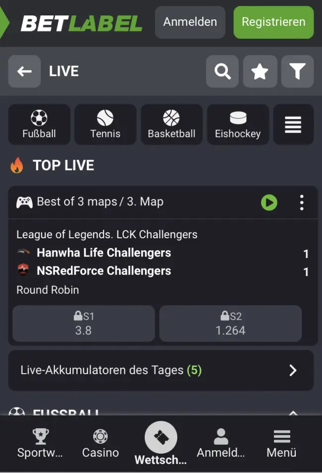 Betlabel Sportwetten Test