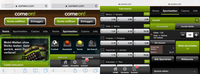 ComeOn App