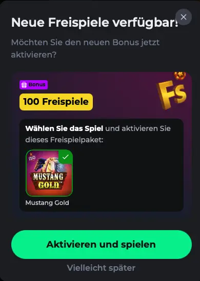 Slotauswahl für Freispiele ohne Einzahlung