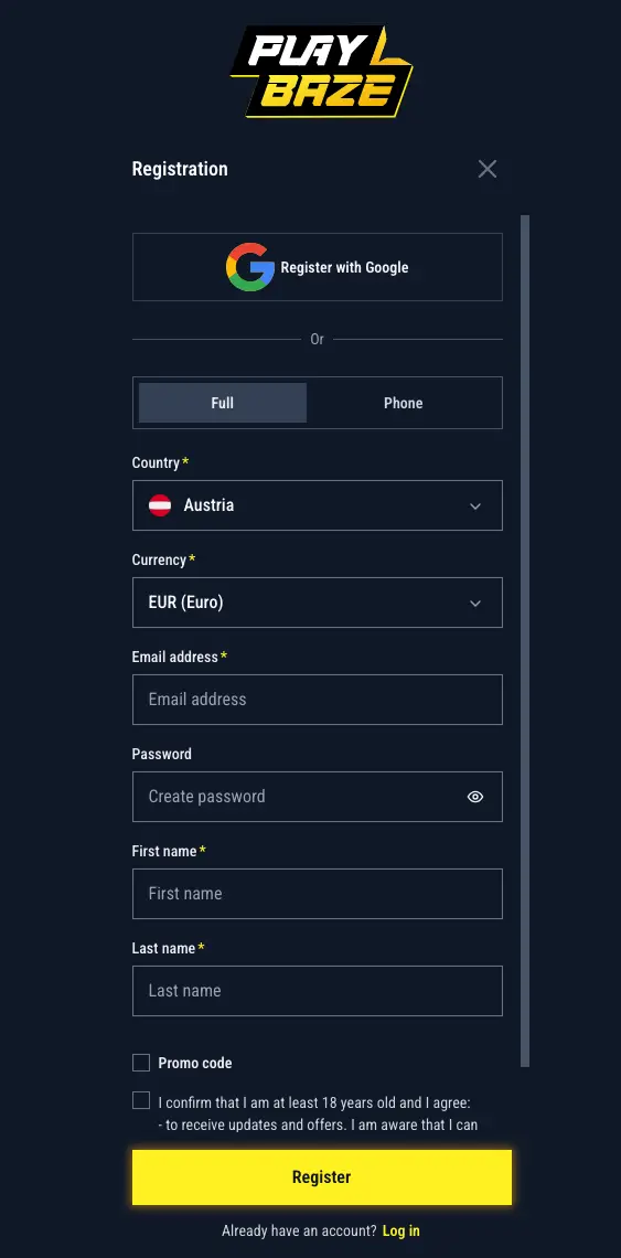 Playbaze Casino Test