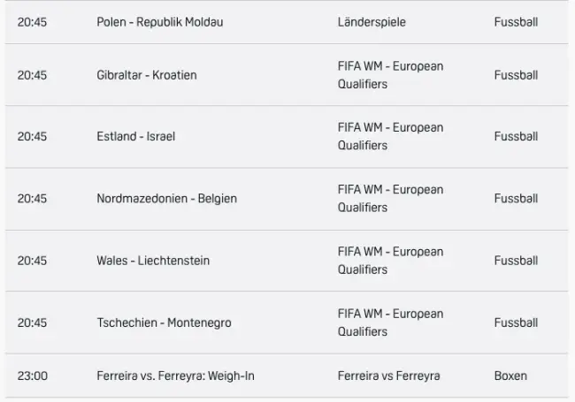 Dazn Live Freitag 1