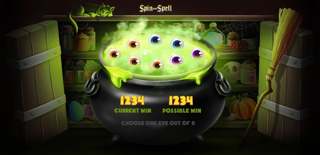 Das Bonusgame bei Spin and Spell