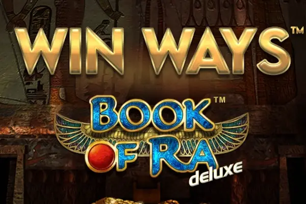 Book of Ra Deluxe Win Ways Ante Bet Logo