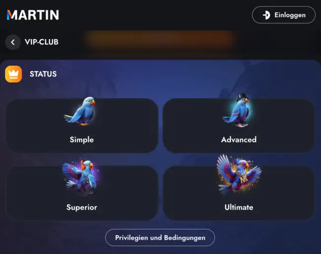 Martin Casino Test