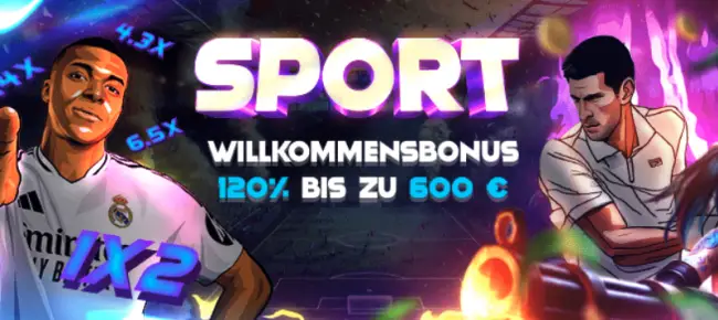 Bonus im Account auswählen
