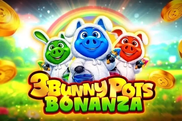 3 Bunny Pots Bonanza Logo