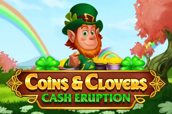 Cash Eruption Coins & Clovers Logo