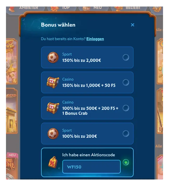 Winbay Casino Test