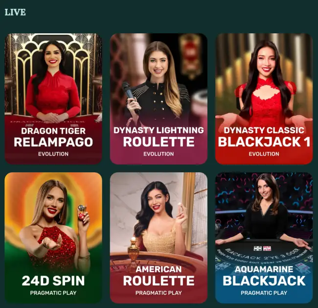 Live Casino, Royalen Casino