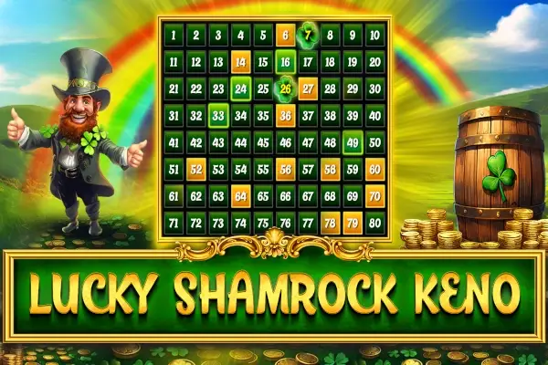 Lucky Shamrock Keno 80 Logo