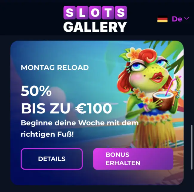 Slotsgallery Casino Bonus