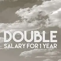Double Salary - 1 Year Logo