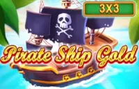 Pirate Ship Gold 3x3 Logo