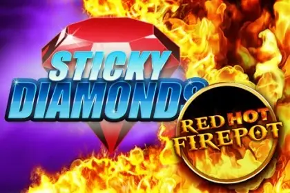 Sticky Diamonds Red Hot Firepot Logo