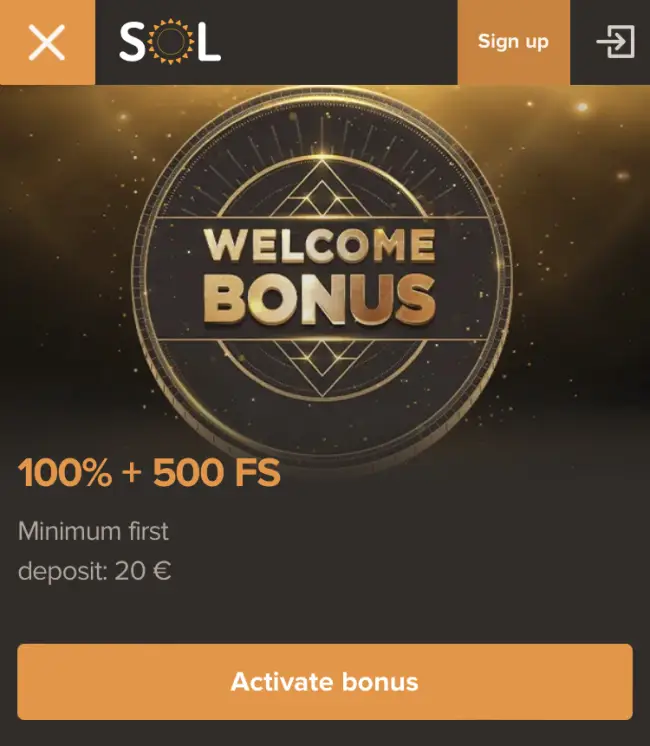 Sol Casino Review