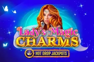 Lady's Magic Charms Hot Drop Jackpots Logo