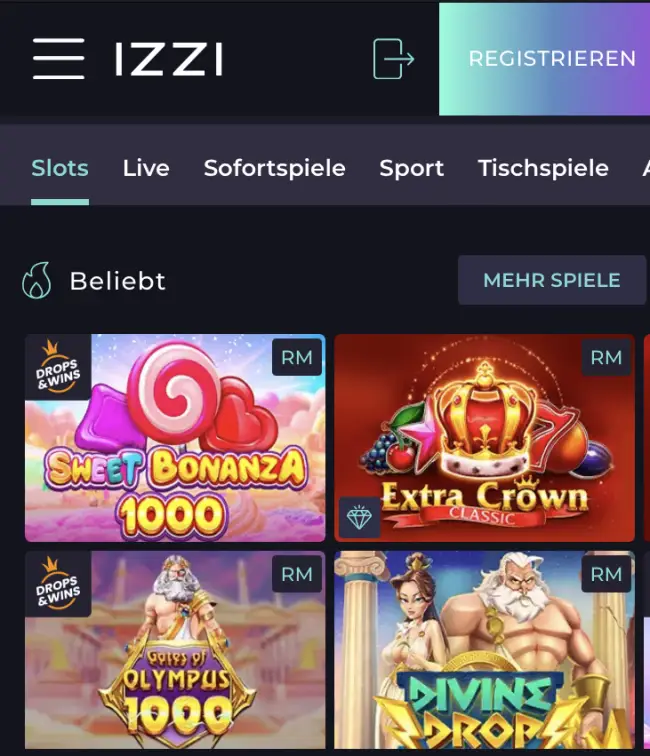 Izzi Casino Test