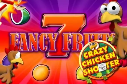 Fancy Fruits Crazy Chicken Shooter Logo