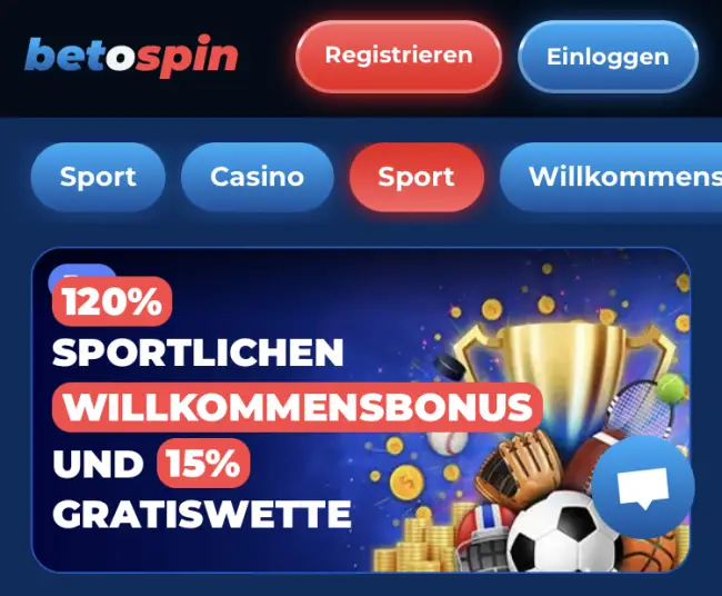 Betospin Sportwetten Test