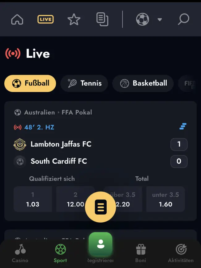 Oscarspin Sportwetten Test