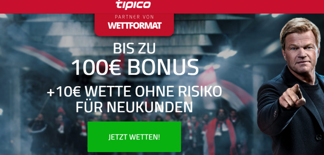 Tipico 10 Euro Bonuscode