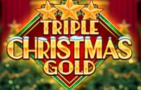 Triple Christmas Gold Logo