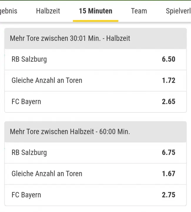 Fussball Livescores