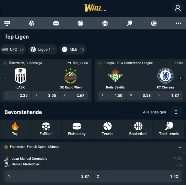 Winz.io Sportwetten Test