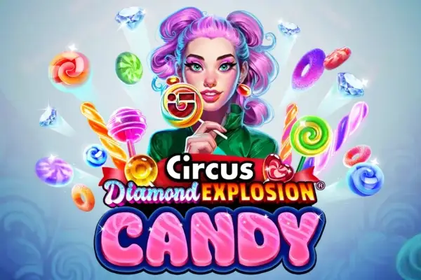 Diamond Explosion Candy Logo