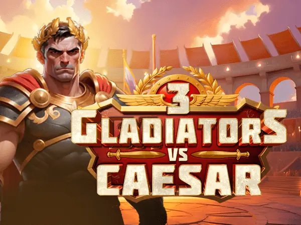 3 Gladiators VS Caesar Logo