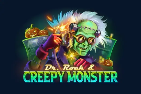 Dr. Rock & Creepy Monster Logo