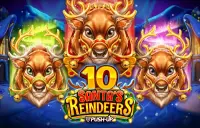 10 Santa's Reindeers Logo
