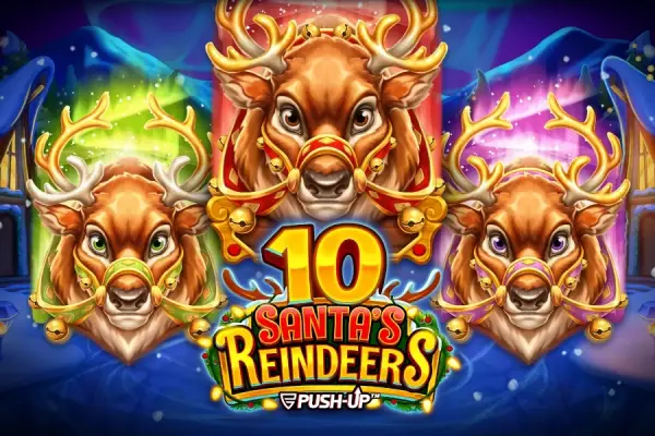 10 Santa's Reindeers Logo
