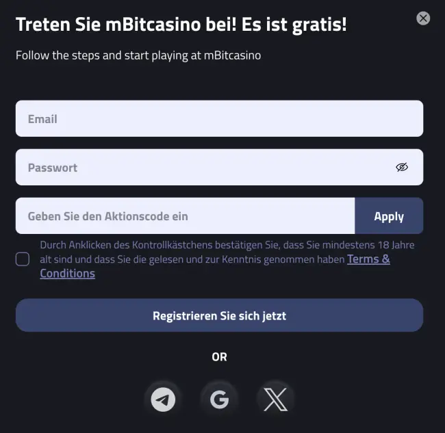 mBit Casino Test