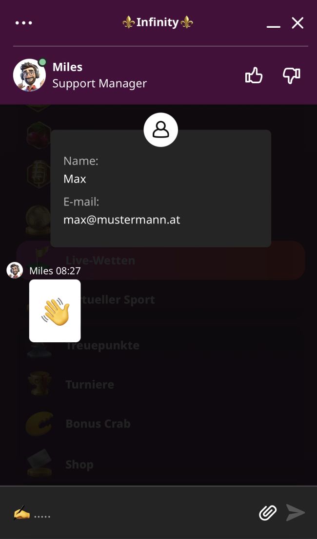 Casino Infinity Kundenservice