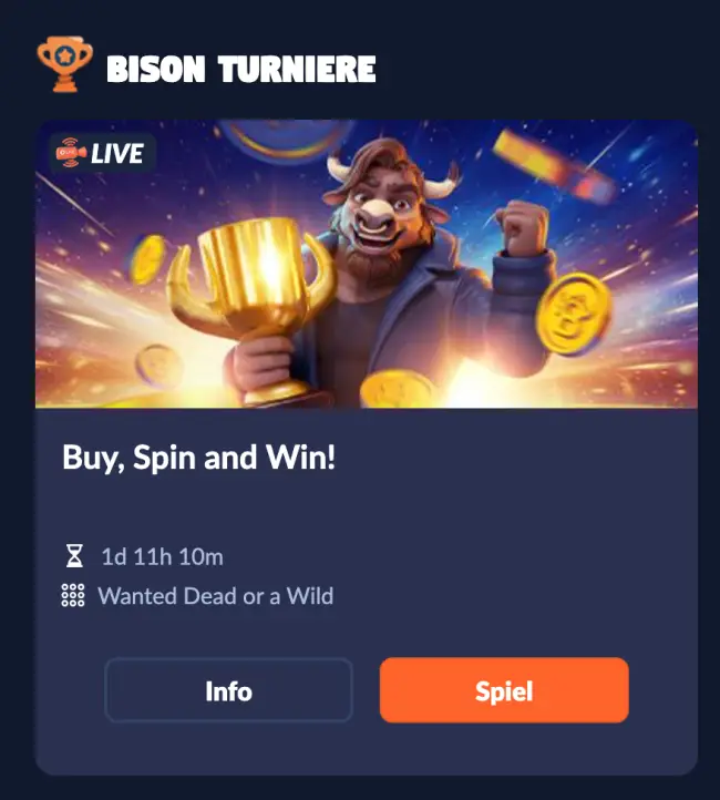 Bison Casino Test