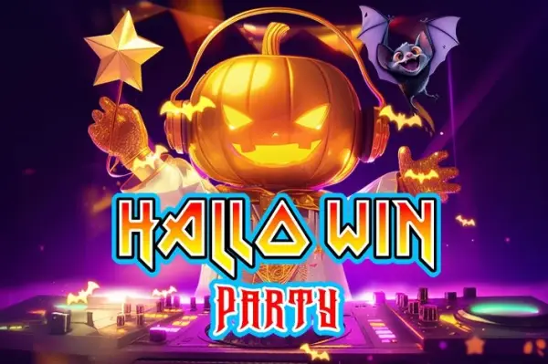 Hallo Win Party Logo