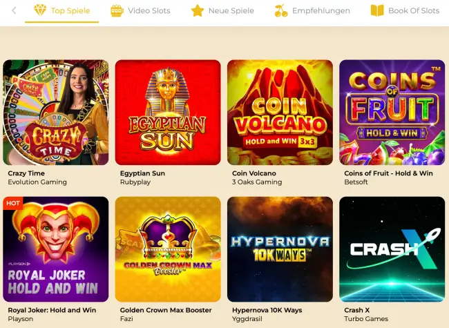 Winmega Casino Test